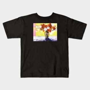 Still life with ranunculus Kids T-Shirt